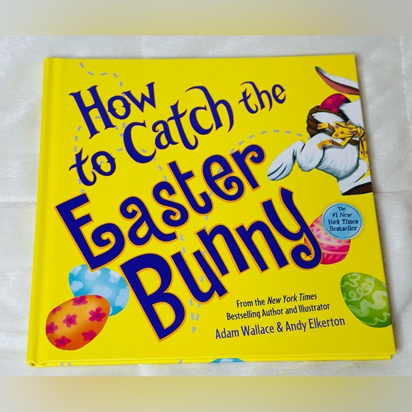 “How to Catch the Easter Bunny”, 2 Sitting Bunnies & Spring Tinsel Bunny Hanger - Picture 8 of 11